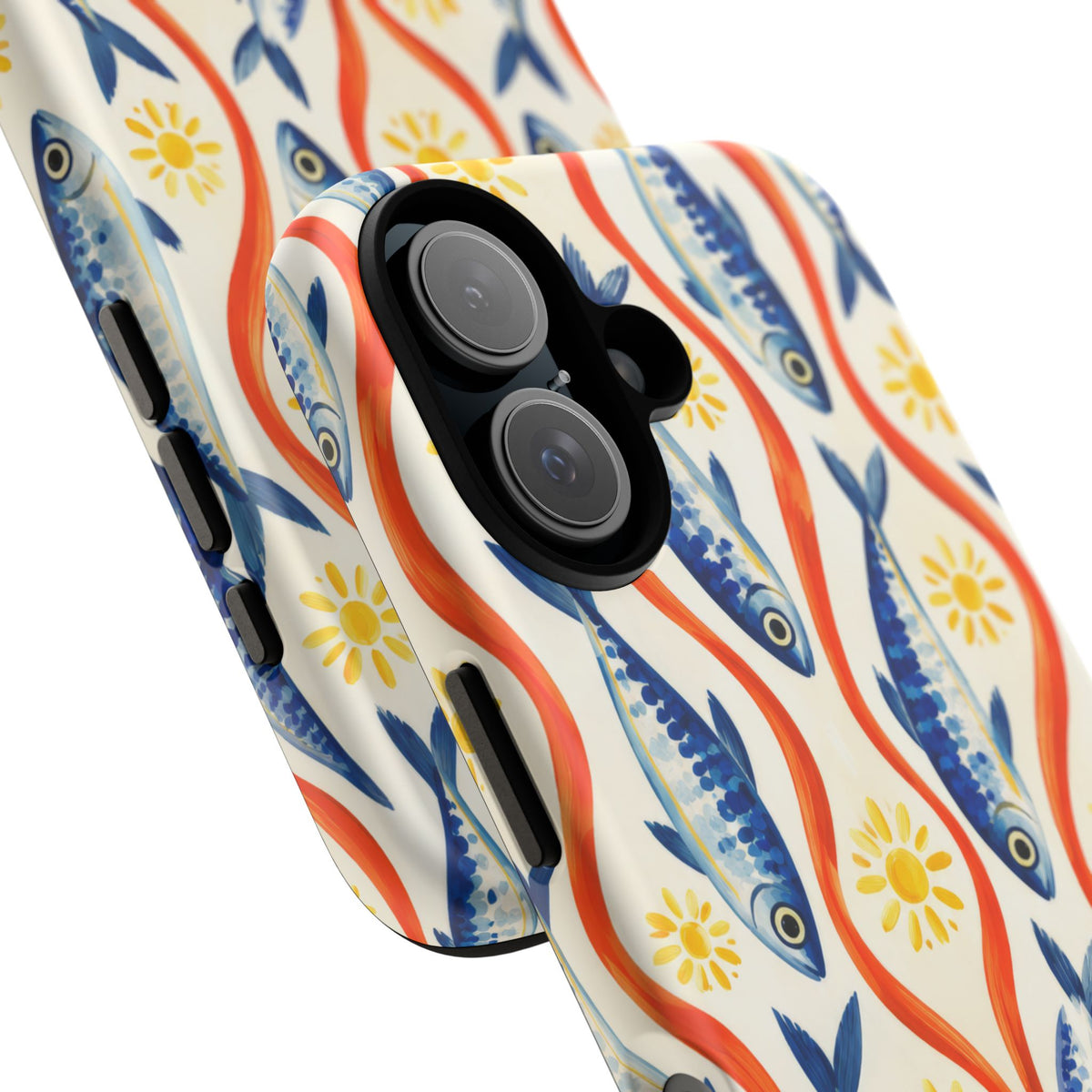 Sardine Social iPhone Tough Case | sardine print