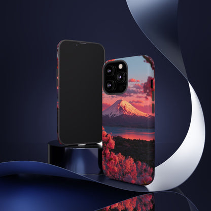 Fuji Rose Horizon iPhone Tough Phone Case