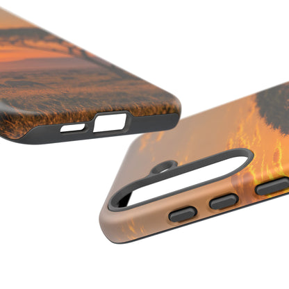 Amber Acacia Samsung Galaxy Tough Case | african sunset