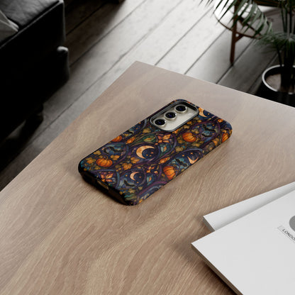 Amber Moon Window Samsung Galaxy Tough Case | celestial halloween