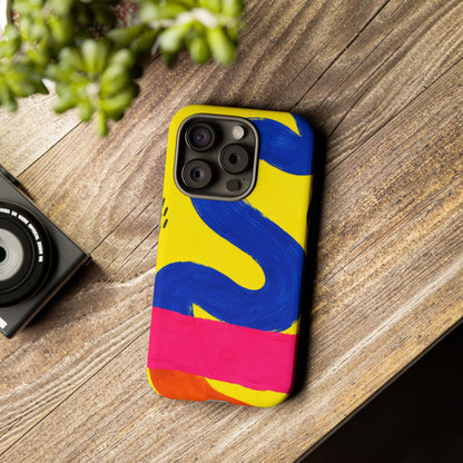 Offbeat iPhone Tough Case | Abstract Color Block Art