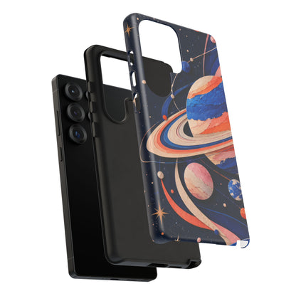 Cosmic Cut Paper Samsung Galaxy Tough Case | modern space