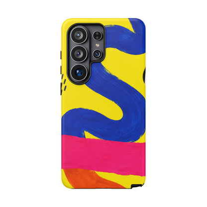 Offbeat Samsung Galaxy Tough Case | Abstract Color Block Art
