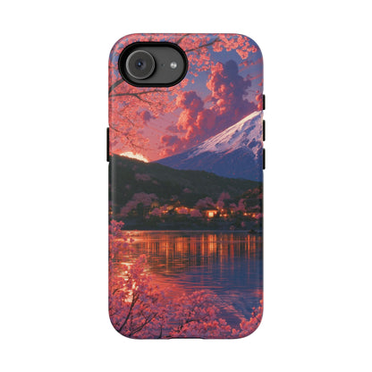 Sakura Lakeside Village iPhone Tough Phone Case