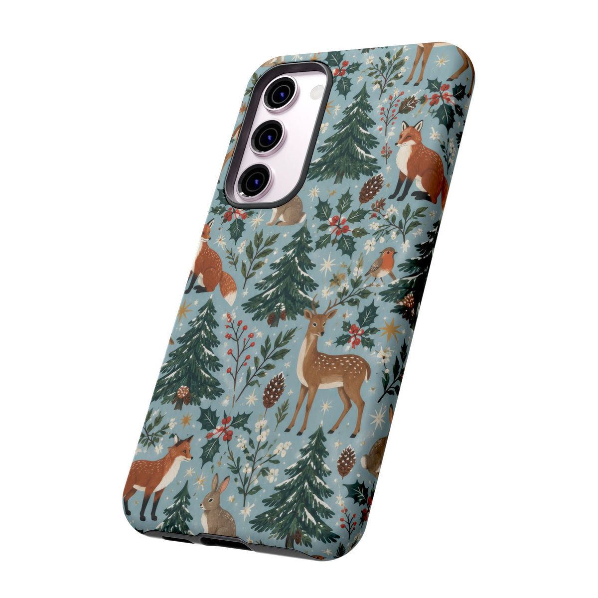 Winter Woodland Gathering Samsung Galaxy Tough Case | woodland christmas