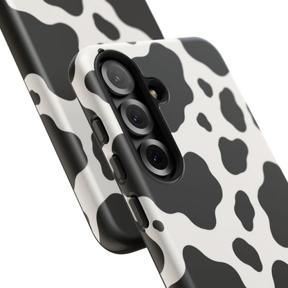 Classic Holstein Samsung Galaxy Tough Case | Black & White Cow Print