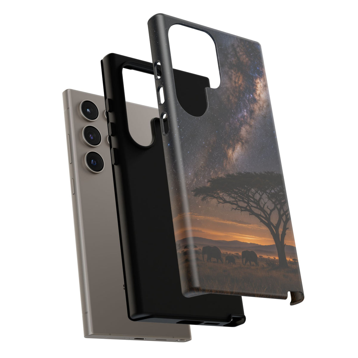 Milky Way over the Plains Samsung Galaxy Tough Case