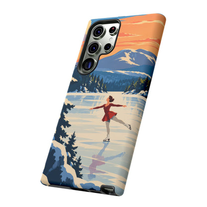 Lake Placid Skater — Winter Glide Samsung Galaxy Tough Case