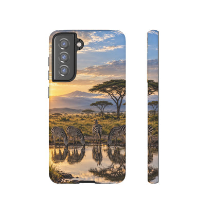 Zebra Water Mirror Samsung Galaxy Tough Case | zebra safari