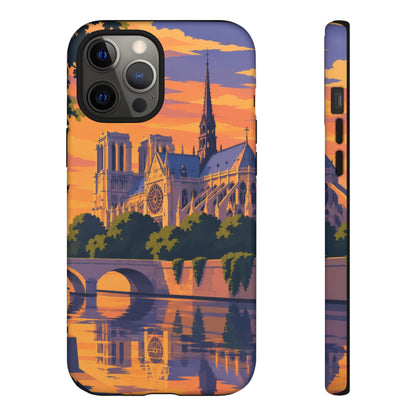 Notre Dame — Cathedral Twilight iPhone Tough Case