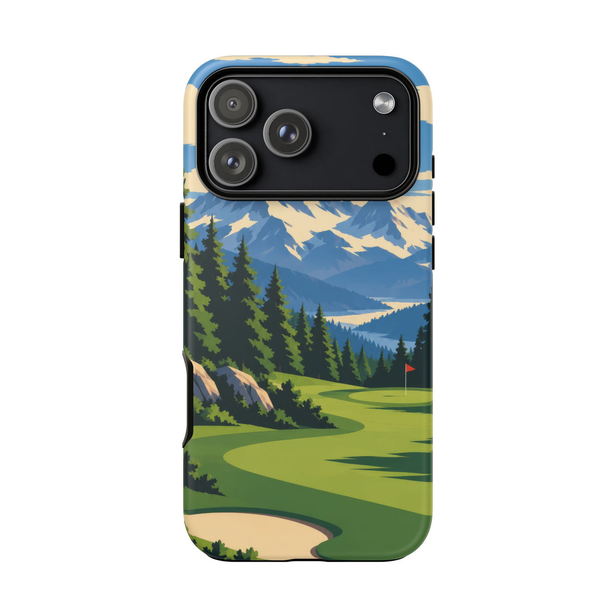 Mountain Golf — Alpine Fairway iPhone Tough Case