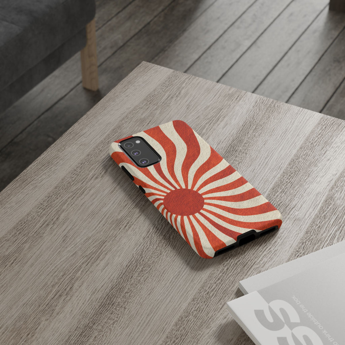 Terracotta Sunburst Samsung Galaxy Tough Phone Case
