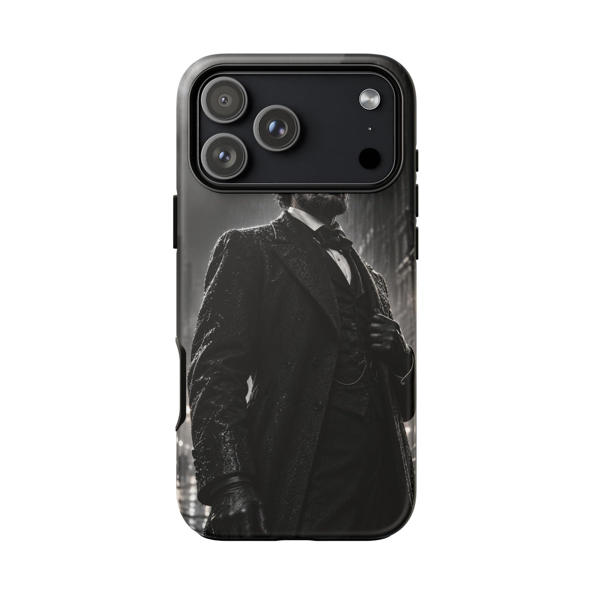 Abe after Midnight iPhone Tough Case | noir lincoln