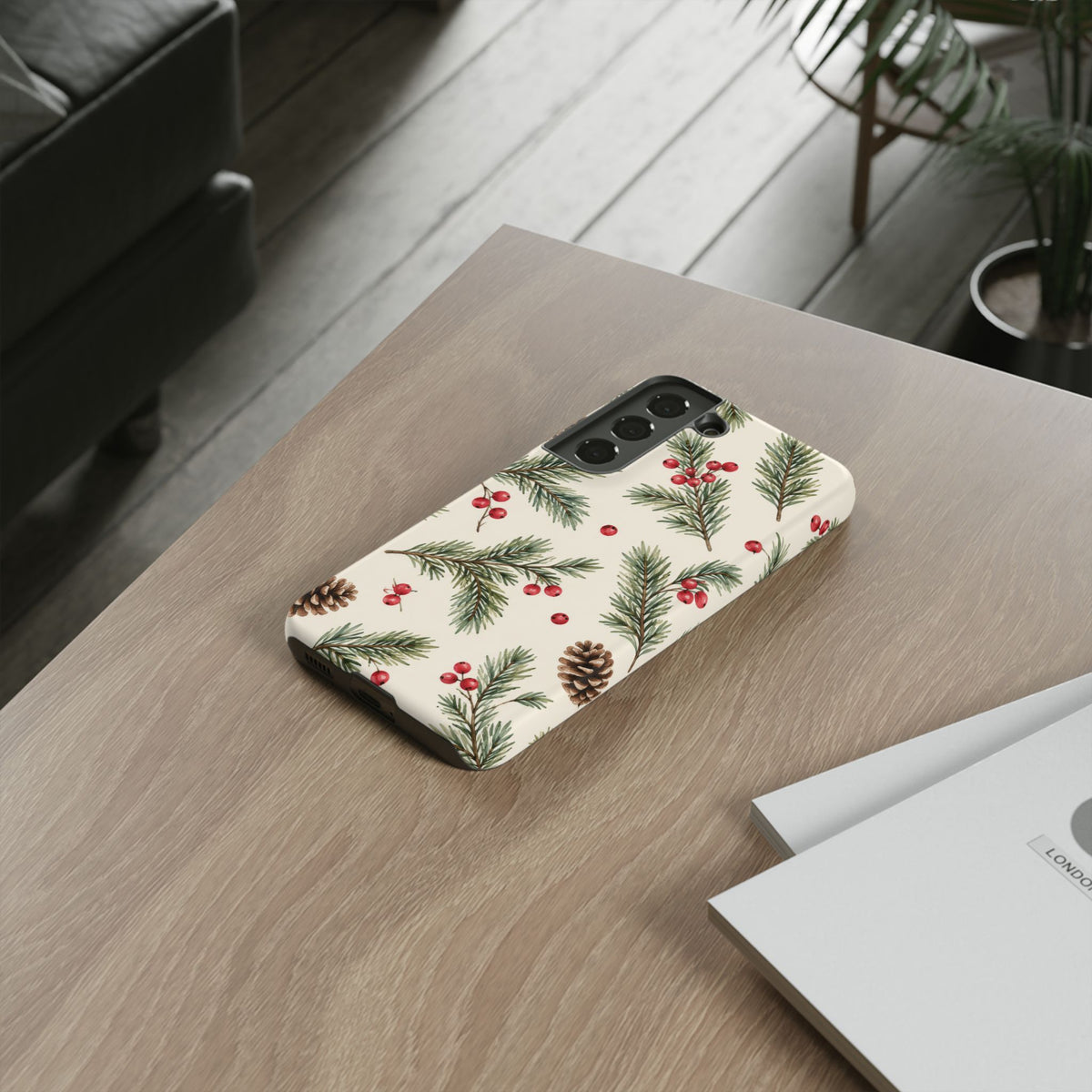 Evergreen Whisper Samsung Galaxy Tough Case | evergreen botanical