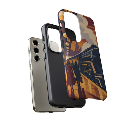 Travel by Train — Night Departure Samsung Galaxy Tough Case | train travel