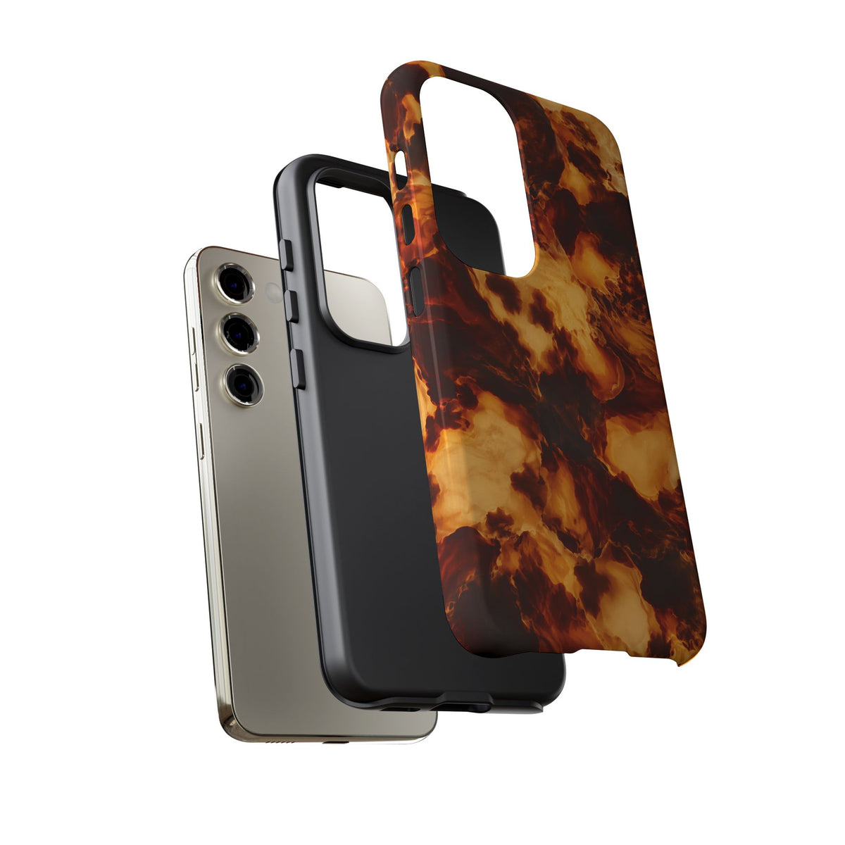 Amber Marble Samsung Galaxy Tough Case | Amber Mosaic