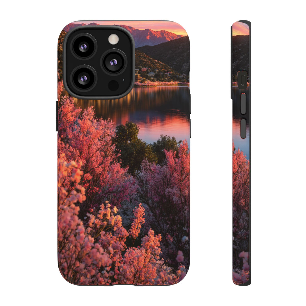 Alpine Bloom Lake iPhone Tough Phone Case