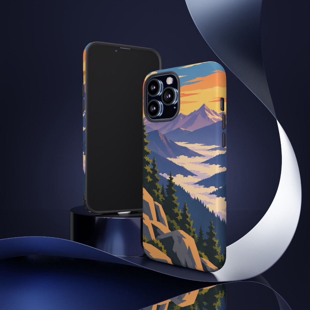 Misty Mountains — Amethyst Pass iPhone Tough Case