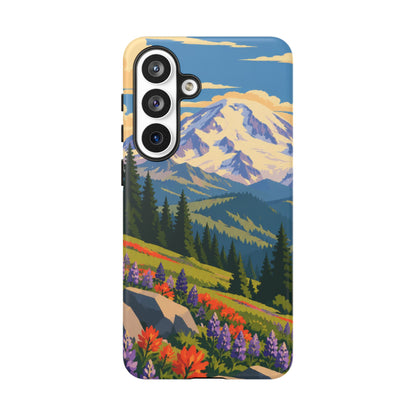 Mount Rainier — Meadow Radiance Samsung Galaxy Tough Case