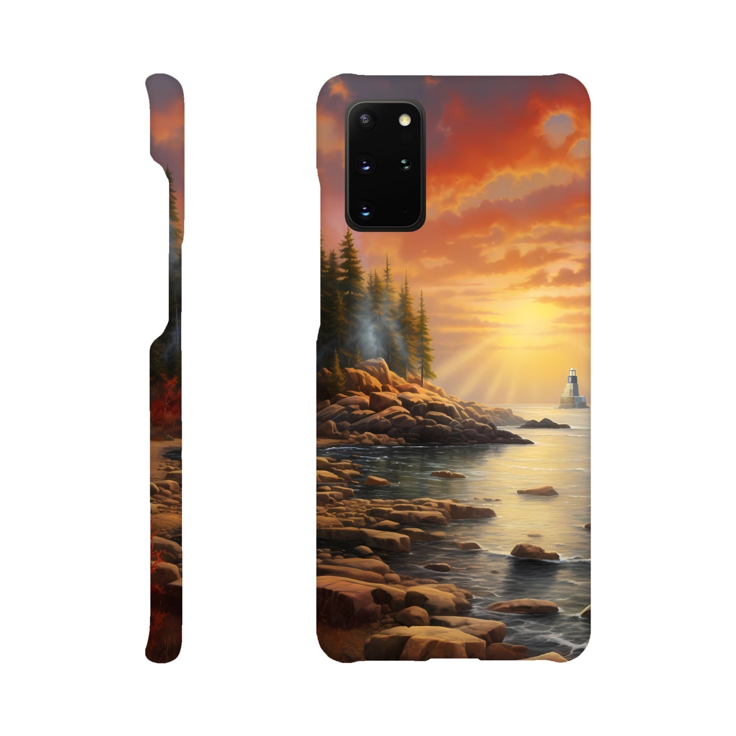 Samsung Case - Acadia Lighthouse Luminance