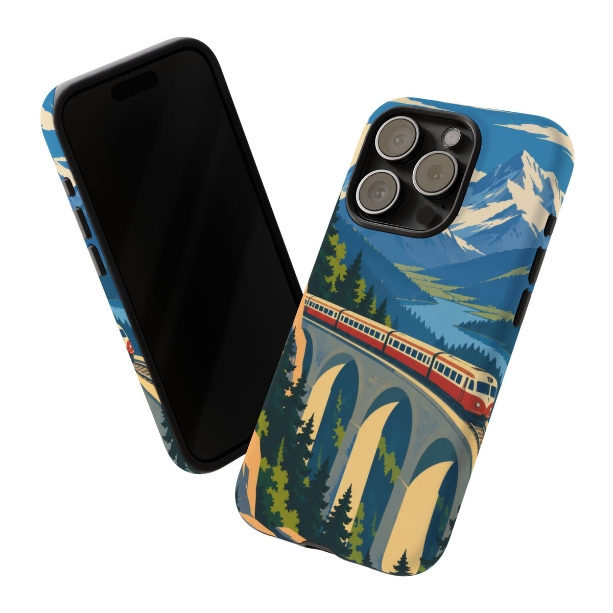 Travel by Train — Alpine Express iPhone Tough Case | train travel