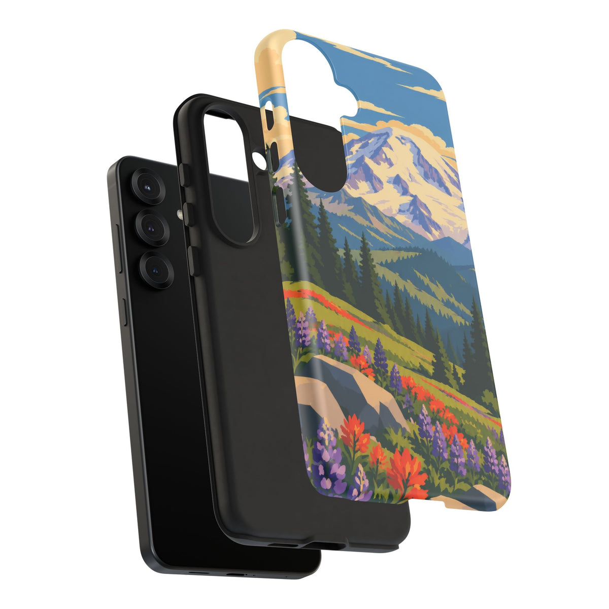 Mount Rainier — Meadow Radiance Samsung Galaxy Tough Case
