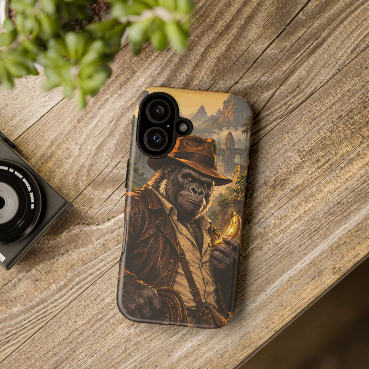 Adventure Gorilla iPhone Tough Case | Temple of Bananas
