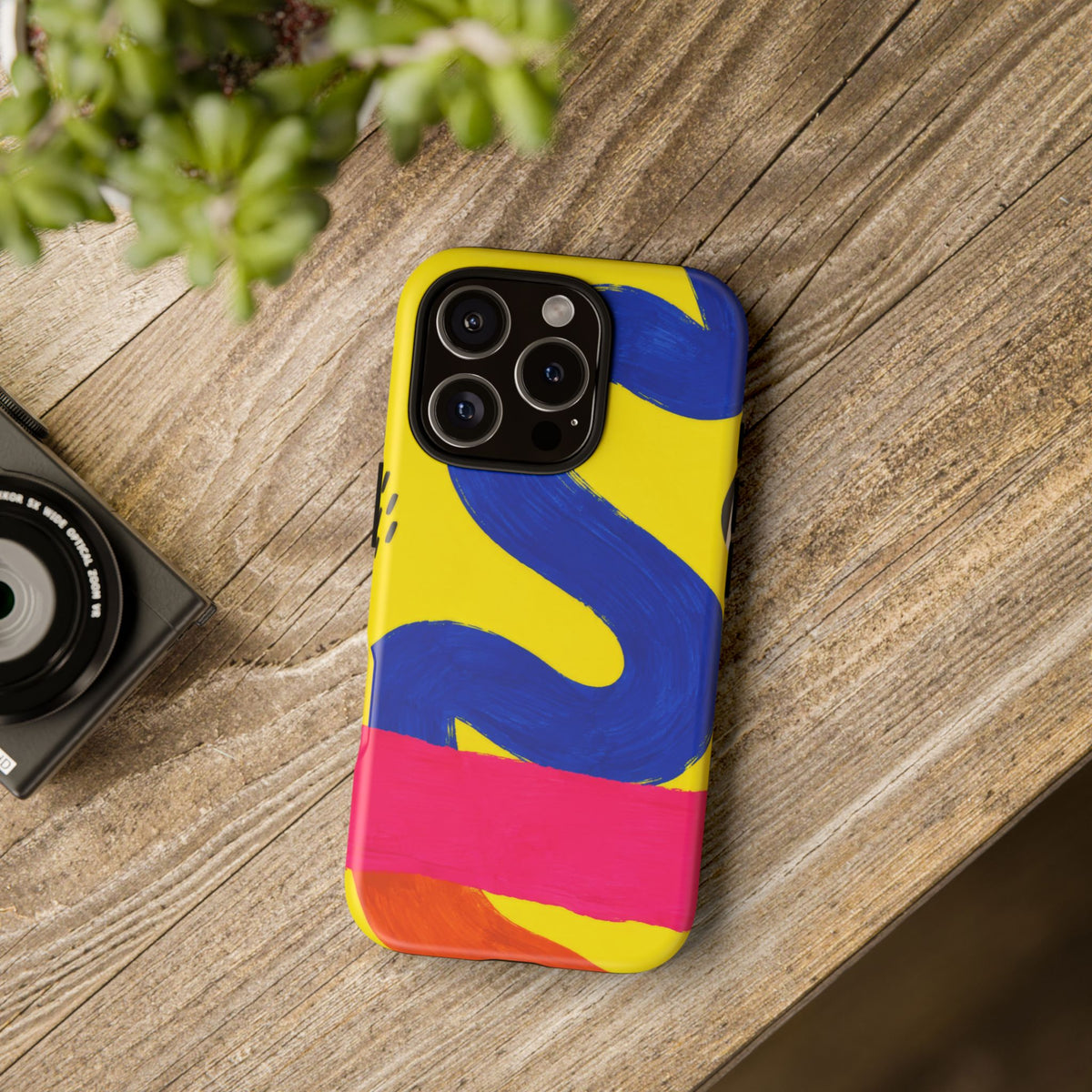 Offbeat iPhone Tough Case | Abstract Color Block Art