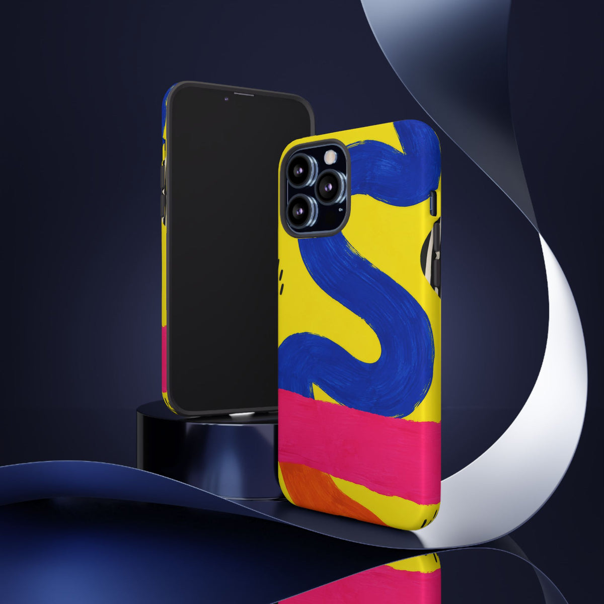 Offbeat iPhone Tough Case | Abstract Color Block Art