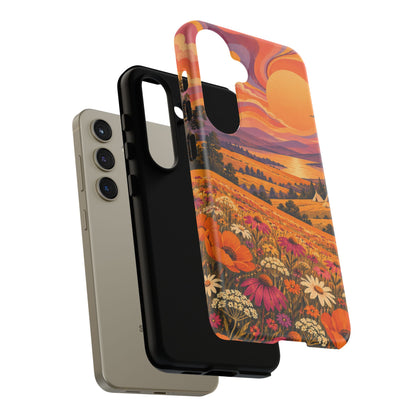 Golden Field Reverie Samsung Galaxy Tough Case | sixties festival