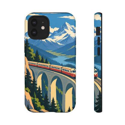 Travel by Train — Alpine Express iPhone Tough Case | train travel