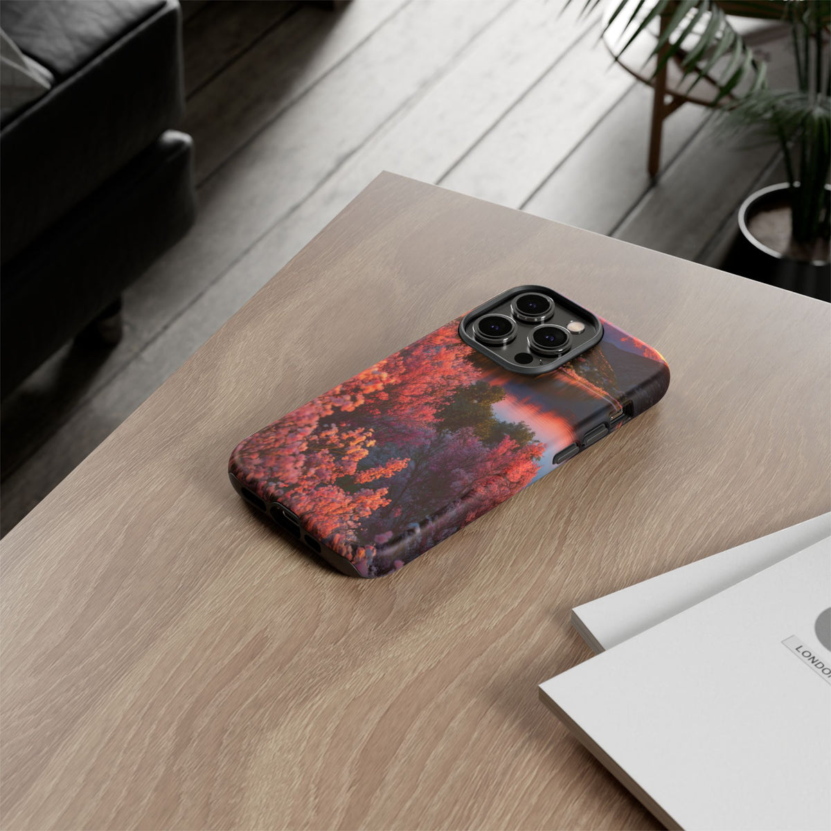 Alpine Bloom Lake iPhone Tough Phone Case