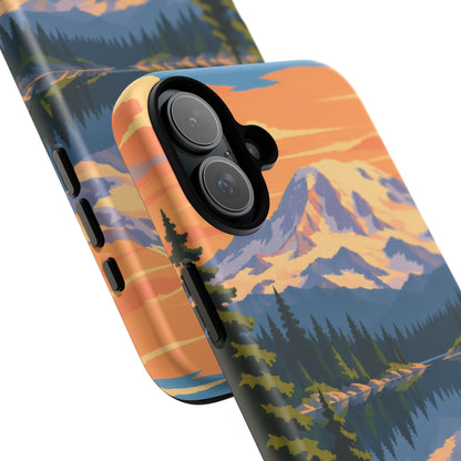 Mount Rainier — Mirror Dawn iPhone Tough Case