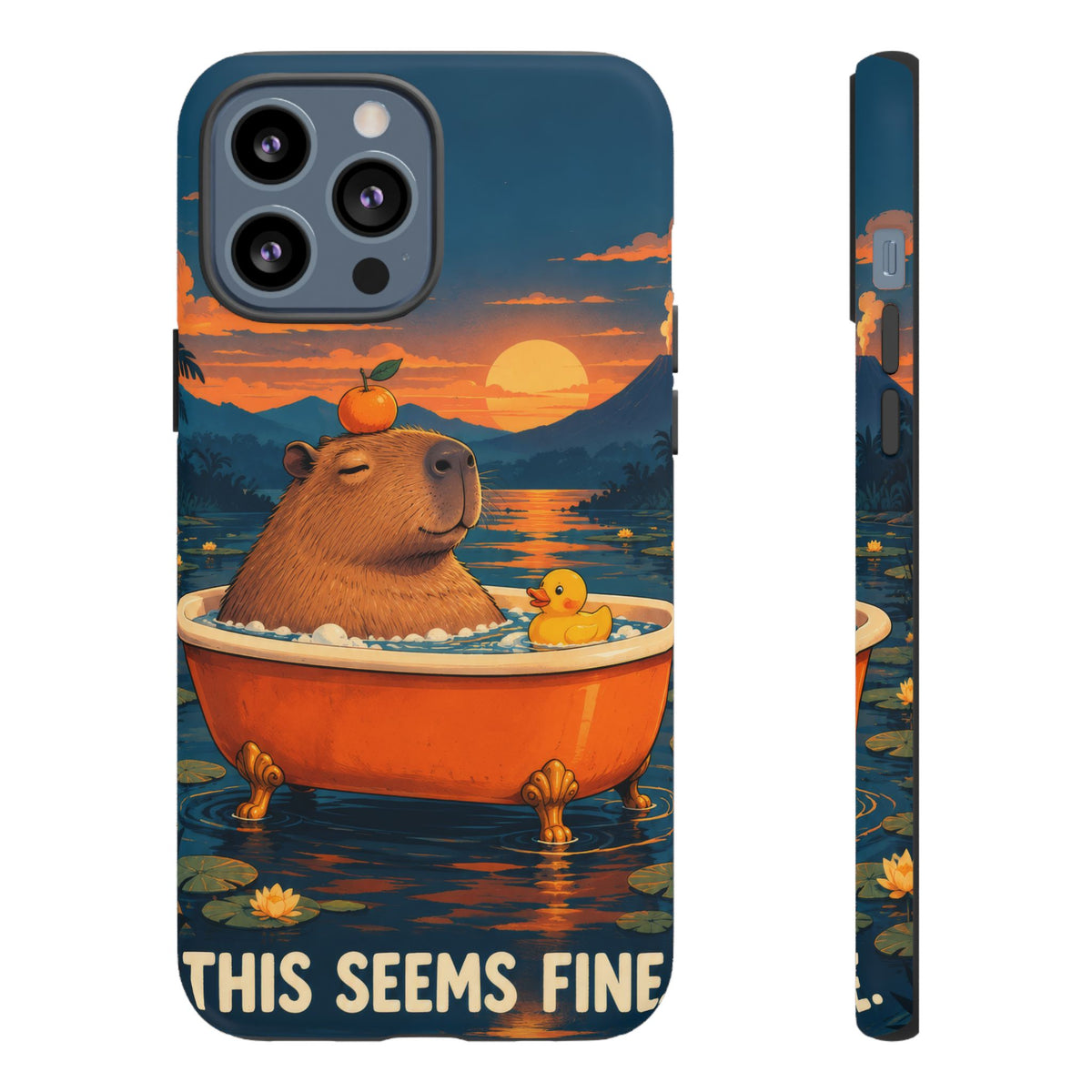 Minor Inconvenience iPhone Tough Case | funny capybara