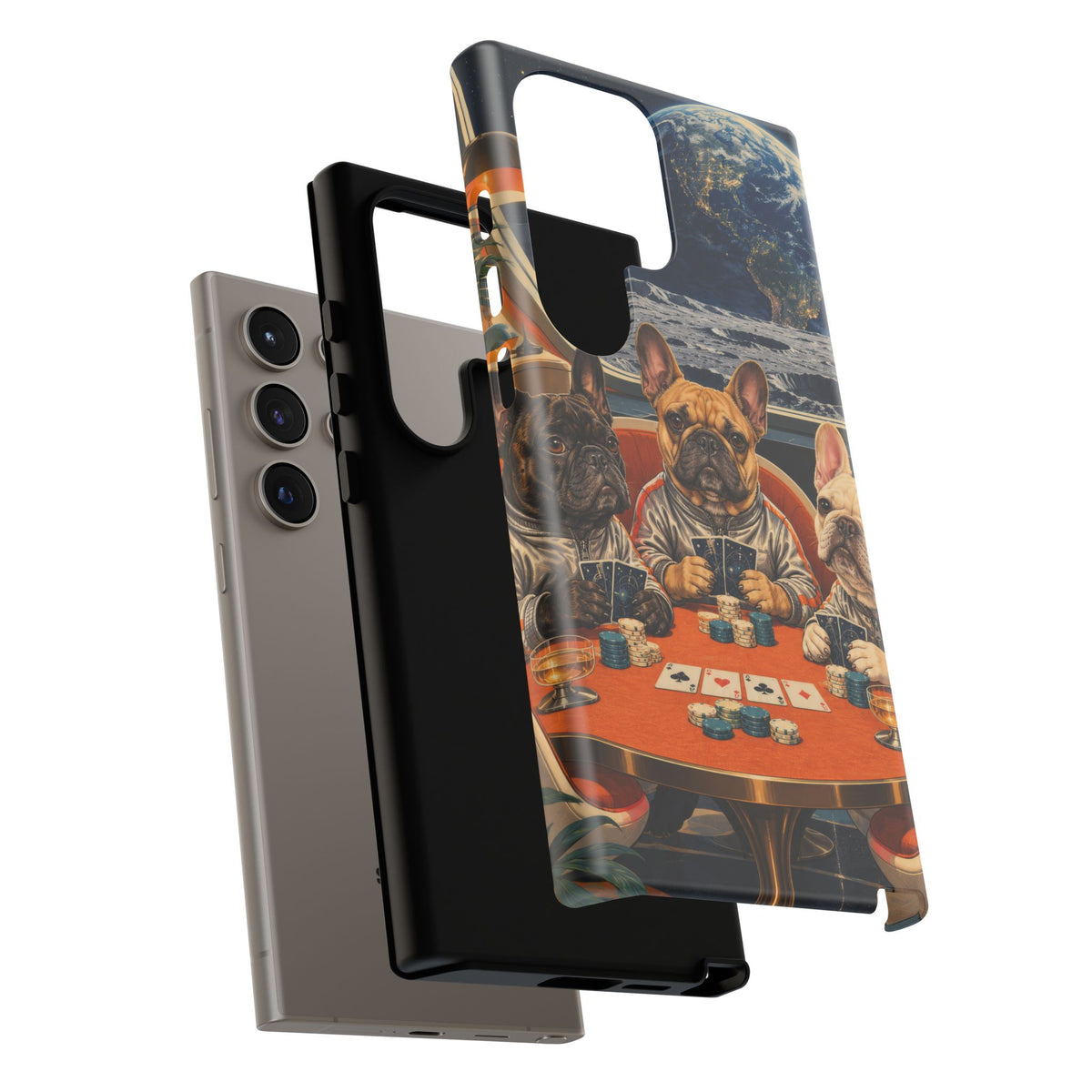 Lunar Card Club Samsung Galaxy Tough Case | french bulldog