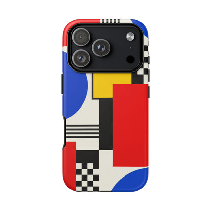 Primary Frequency iPhone Tough Case | Primary Color Geometry