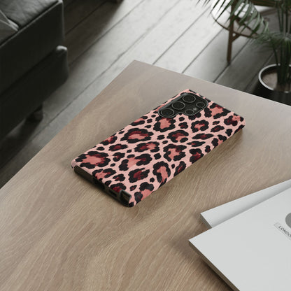 Wild Burgundy Samsung Galaxy Tough Case | leopard print