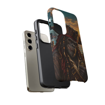 Pirate Gorilla Samsung Galaxy Tough Case | Captain Silverback