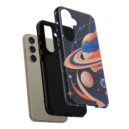 Cosmic Cut Paper Samsung Galaxy Tough Case | modern space
