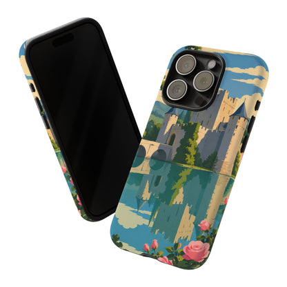 English Castle — Moat and Roses iPhone Tough Case