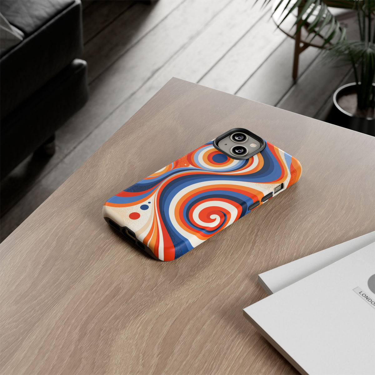 Electric Orbit iPhone Tough Phone Case