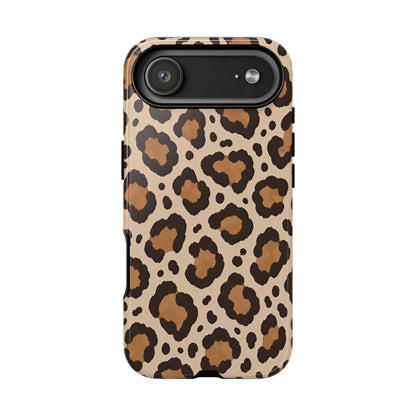 Leopard Print iPhone Tough Case | Cocoa Wildcat