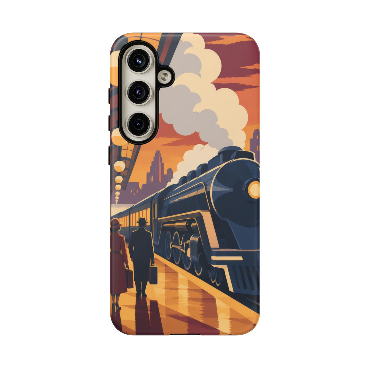 Travel by Train — Night Departure Samsung Galaxy Tough Case | train travel
