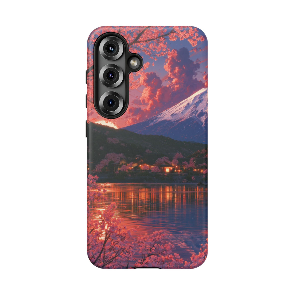 Sakura Lakeside Village Samsung Galaxy Tough Phone Case