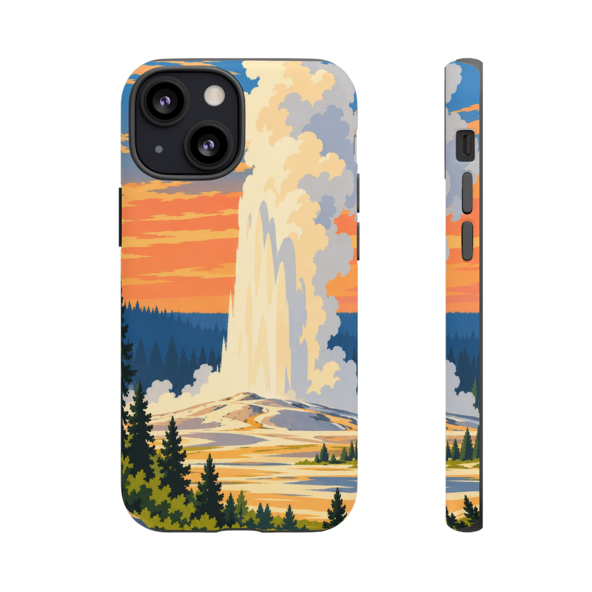 Yellowstone — Geyser Dawn iPhone Tough Case