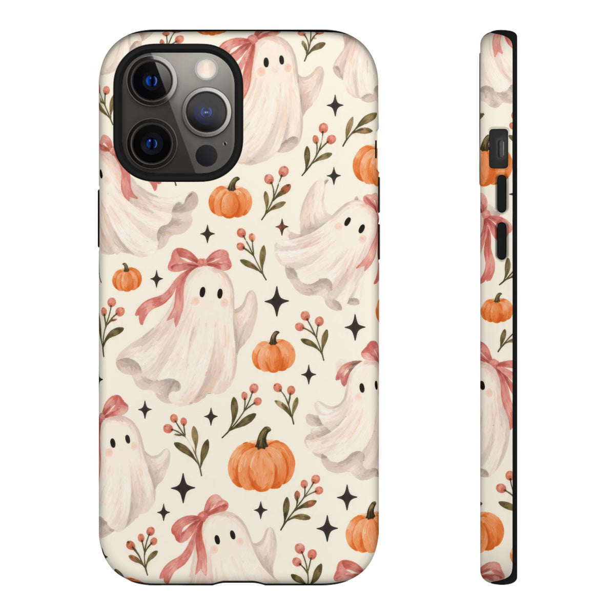 Blush Boo Social iPhone Tough Case | cute ghost