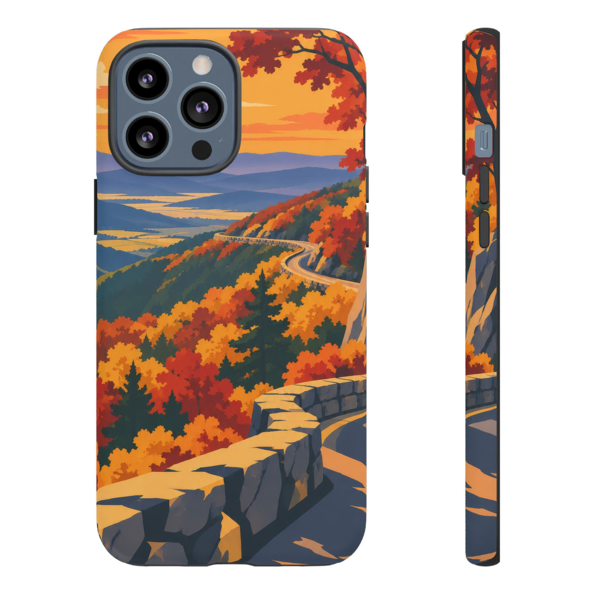 Skyline Drive — Overlook Gold iPhone Tough Case