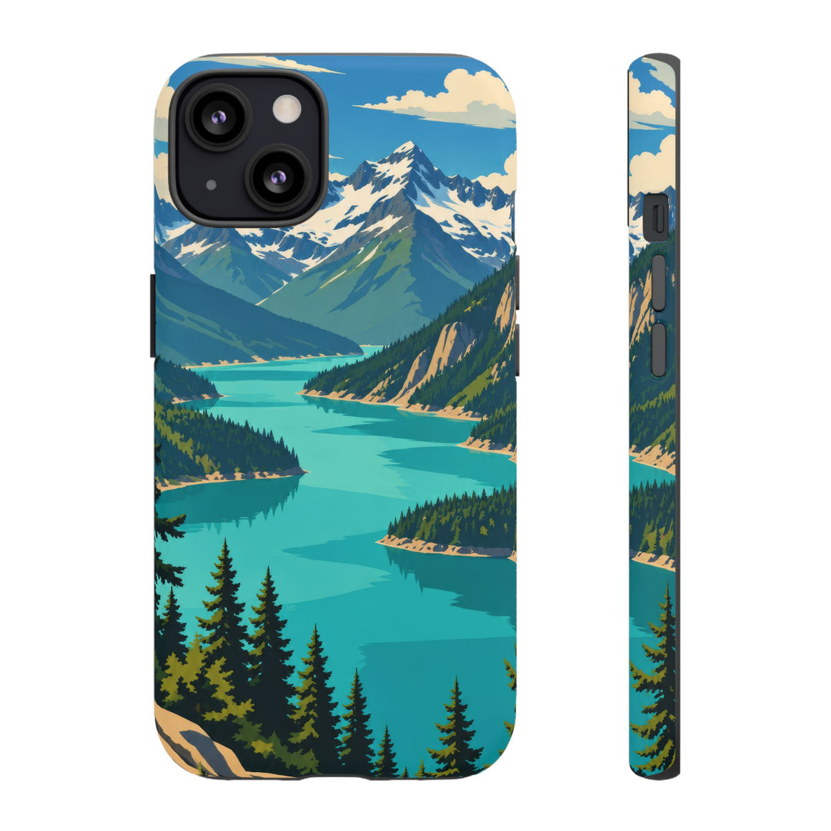 Cascades — Diablo Blue iPhone Tough Case