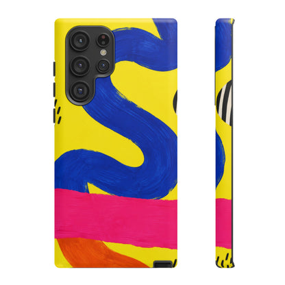 Offbeat Samsung Galaxy Tough Case | Abstract Color Block Art
