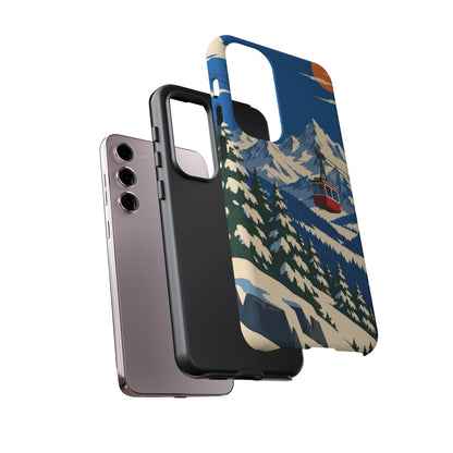 Swiss Skiing — Lift to the Sky Samsung Galaxy Tough Case